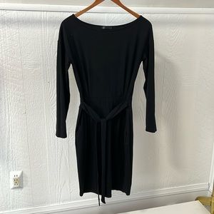 Black cotton Amazon dress